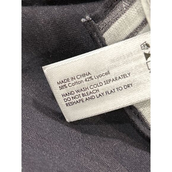 Michael Kors Black and White MK Logo Square Scarf - Picture 8 of 8